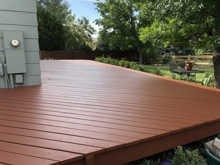 How To Refinish A Painted Deck 768x576 
